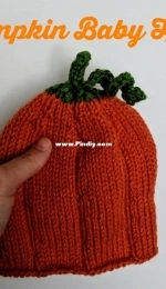 Another Pumpkin Baby Hat by S. Ramey-Free