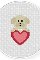 Daily Cross Stitch - Bichon Frise Dog