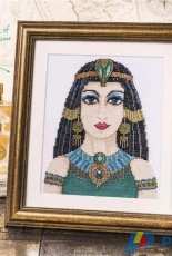 Beaded Beauty Cleopatra by Lesley Teare from Cross Stitch Crazy 219