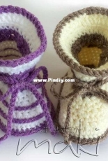 MakiCrochet - Maja Masar - 112 Crochet pattern baby boots