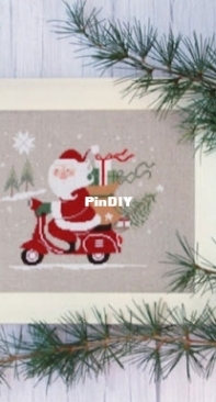 Madame Chantilly - Santa on a Vespa