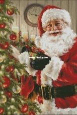 HAED - HAEDJG 25308 Santa With Glasses by Dona Gelsinger