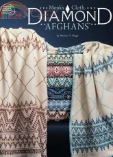 American School of Needlework -1327-Monks Cloth Diamond Afghans