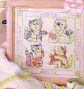 Cat Matching Gifts from The World of Cross Stitching TWOCS 84 PCS