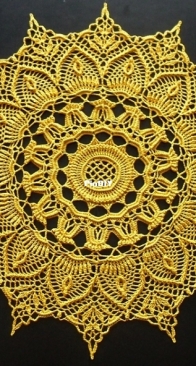 Galyna Borysova - Галина Борисова - Catherine Doily - Салфетка Catherine - Russian