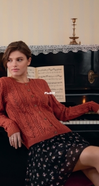 Allegro Lace Cardigan by Sari Nordlund - Novita - Free