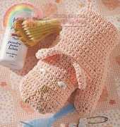 Yarnspirations - Lily Sugar n Cream and Bernat Design Studio - Baby Bath Mitt - Free