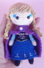 Pipizzuella Crochet - Maira Pérez Tessino - Anna Frozen - English and Spanish - Free