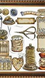 Les Petites Croix de Lucie - Vintage Sewing Accessories