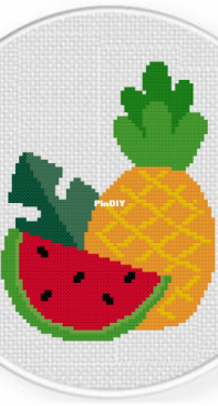 Daily Cross Stitch - Tropical Fruits