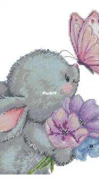 Luca-S B1235 Rabbit with butterfly XSD