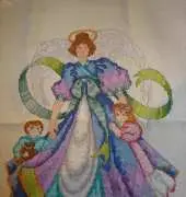 angel with two children