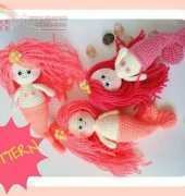CosmonautLlama - AllSoCute - Seren - Mermaid Amigurumi Doll