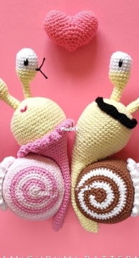 Peggygurumi - Peggy Lepcha - Julia and Joel - Snail Roll Cake - Free