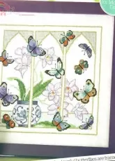 Oriental Window - Butterfly Magic by Lesley Teare from The World of Cross Stitching TWOCS 173 XSD