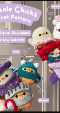 BlossomMoonCraftsUK chick's in fairytale outfits