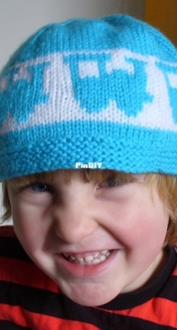 Choo Choo Beanie by Claire Slade - Verily Knits - Free
