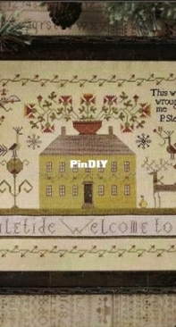 Plum Street Samplers - A Yuletide Welcome - XSD