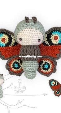 Lalylala - Lydia Tresselt - Peacock butterfly - Spanish