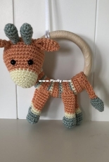 Jookz creaties - Joke Postma - Giraffe Rattle - Dutch