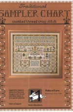Traditional Sampler Chart - Pains of love XSD