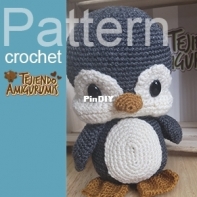 Tejiendo amigurumis Firedragon - Marisol Saenz - Pingüino