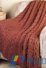 Leisure Arts  -801691 - Quick Knit Cables & Clusters Afghan