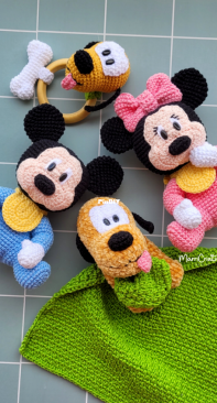 Marri Criativa Atelie - Mariane Pereira - Ebook Mickey e Minnie Baby- Portuguese