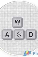 Daily Cross Stitch - WASD