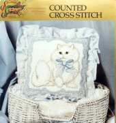 Candamar Designs Something Special 50719 White Persian Cat Pillow