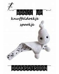 WHAZZ UP - Sandra Vriezema - Ghost Cuddle Lovey Blanket - Knuffeldoekje Spookje - Dutch