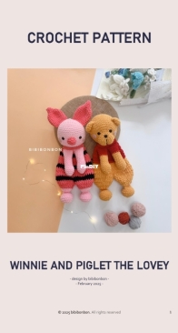 BiBiBonBon Craft - Do Phuong Dung - Winnie and Piglet the Lovey