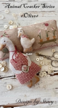 Stacy Nash Designs - Animal Cracker Series - Olive