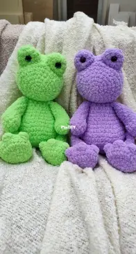Mint to be Crochet - Megan Tanner - Pebbles The Stuffed Version of Mint to be Froggy