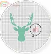 Daily Cross Stitch - Oh Deer