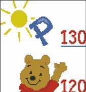 Vervaco 70.993 Pooh Height Chart XSD