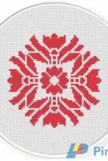 Daily Cross Stitch - Damask Design Pattern 16