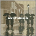 Heritage Crafts Silhouettes - PSBL1279 - Brollies XSD