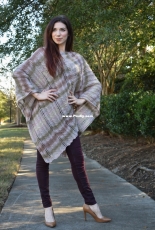 Dusk Poncho by Rachel Brockman-Free