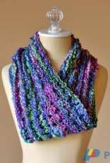 Universal Yarn-1587-One Side Cowl by Sandy L. Harris-Free