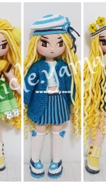 designed by Dicle Yaman - My new doll with 3 clothes