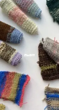 Introduction to striped knitting and blending colours - Anne Sofie Sørensen