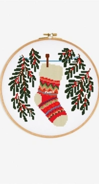 DMC - Christmas Stocking / Chaussette de Noël - Free