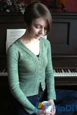 Sweet Paprika Designs-Morning Echo Cardigan by Elizabeth Sullivan