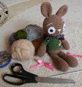 Handmade by Justyna- Chipper the Bunny- Polish- Free