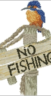 Kingfisher by Pollyanna Pickering from The World of Cross Stitching 135 PCS + XSD