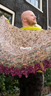 Dancing Droplet  Shawl by Stephen West - Westknits