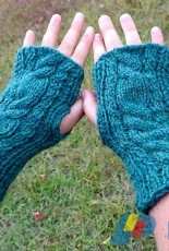 WyandotteWears-Vines of Yggdrasil Fingerless Gloves by Devon - Free