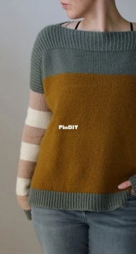 Peach Fuzz Pullover by Melanie Berg - English, German