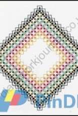 Elizabeth Almond FR0002 Colour Lace - Blackwork pattern - Free